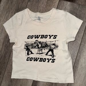RARE BRANDY MELVILLE COWBOYS TOP